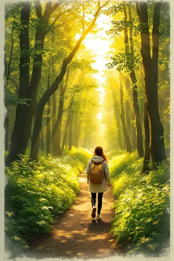 森林旅人 电影海报